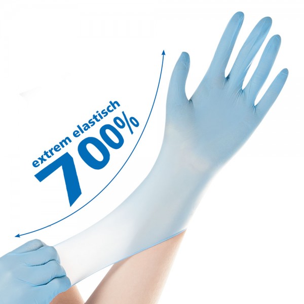 Nitrile Gloves Super Stretch Powder-Free – Malta Hygiene